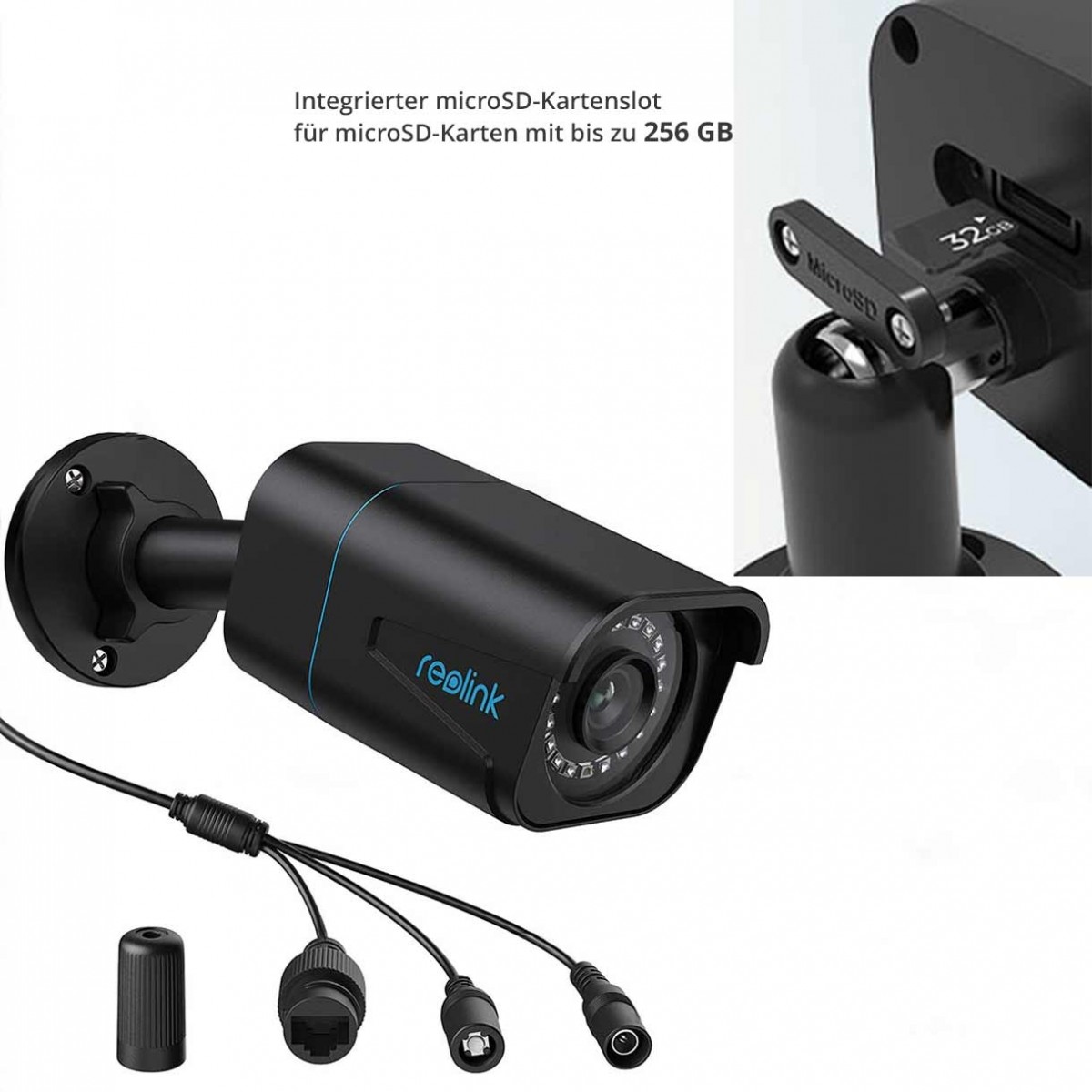 Reolink RLC-1010A 5K 10 MP IP PoE Überwachungskamera mit intelligenter  Personen- und Autoerkennung, Zeitraffer-Funktion, bis zu 30 m Nachtsicht  6975253986415