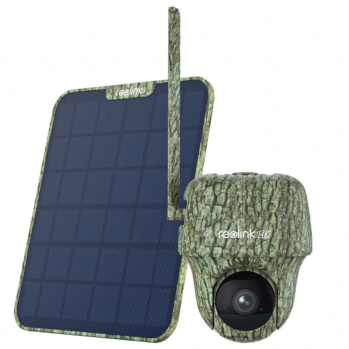 Reolink Go Series G450 mit Solarpanel 2 4G LTE 8 MP Wildkamera mit 360º Rundumsicht, Schwenk- und Neigefunktion