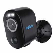 Reolink Argus Series B330 akkubetriebene 5 MP WLAN-Überwachungskamera mit Flutlicht und Bewegungsmelder (schwarz) 