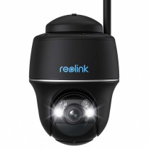 Reolink Argus Series B430 akkubetriebene, kabellose 5 MP Dualband WLAN-Überwachungskamera mit Schwenk- und Neigefunktion  (schwarz)
