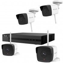 HiLook IK-4142BH-MH/W WLAN Komplettset für die Videoüberwachung