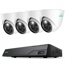 Reolink NVS8 8-Kanal Netzwerkrekorder inkl. 2TB und 4x Reolink P434 8 MP Überwachungskamera