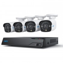 Reolink NVS8 8-Kanal Netzwerkrekorder inkl. 2TB und 4x Reolink P340 12MP Überwachungskamera - Komplettset  für Videoüberwachung