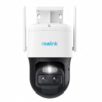 Reolink Trackmix Series G770 4K 8 MP 4G LTE 100 % kabellose PTZ-Überwachungskamera mit zwei Objektiven, 6x Hybridzoom und Bewegungsverfolgung