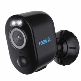 Reolink Argus Series B330 akkubetriebene 5 MP WLAN-Überwachungskamera mit Flutlicht und Bewegungsmelder  (schwarz)