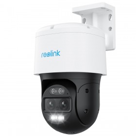 Reolink Trackmix Series P760 intelligente 4K PoE PTZ Überwachungskamera mit zwei Objektiven, 6-fachem Hybridzoom und automatischer Nachverfolgung