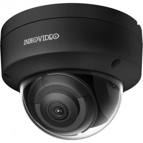 INKOVIDEO V-811-8MB 4K 8 MP PoE Netzwerk Dome Überwachungskamera (schwarz)