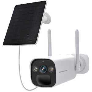 Foscam BP4 batteriebetriebene 2K 4 MP WLAN-Überwachungskamera inkl. Solarpanel