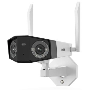 Reolink Duo Series W730 Intelligente 4K Dualband WLAN Überwachungskamera  mit Next-Gen Wi-Fi 6, zwei Objektiven und 180° Panoramasicht