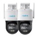 2x Reolink Trackmix Series W760 intelligente 4K Dualband-WLAN PTZ Überwachungskamera Set mit zwei Objektiven, Autozoom und Verfolgung