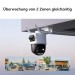 Imou Cruiser Dual 2 Pro 4+4 MP WLAN Überwachungskamera mit Rot-Blau Warnungslicht, Aurora™ Low-Light Imaging Technologie, zwei unabhängigen Objektiven