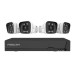 Foscam FNA108E-B4-2T 8-Kanal 4K 8 MP PoE Komplettset für die Videoüberwachung mit 4 Überwachungskameras