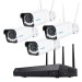 Reolink NVS12W Netzwerkrekorder inkl. 2 TB Festplatte und 4x Reolink W430 4K 8 MP WLAN Kamera Set für Videoüberwachung