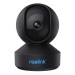 Reolink E Series E330 4 MP WLAN kompakte und intelligente Innen-Überwachungskamera (schwarz) mit Schwenk- und Neigefunktion