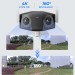 Reolink Duo Series W730 Intelligente 4K Dualband WLAN Überwachungskamera  mit Next-Gen Wi-Fi 6, zwei Objektiven und 180° Panoramasicht