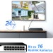  Reolink NVS16 16-Kanal Netzwerkrekorder inkl. 4TB HDD und 8x Reolink P830 8MP Überwachungskamera mit Autotracking - Komplettset  für Videoüberwachung
