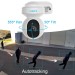 Reolink E Series E540 5 MP WLAN PTZ Überwachungskamera mit Personen- und Fahrzeugerkennung, integriertem Scheinwerfer und Sirene