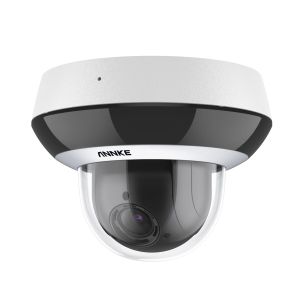ANNKE I91BK 4 MP PoE PTZ Dome Überwachungskamera mit 4X optischem Zoom, Nachtsicht in Farbe, IK10 Vandalismusschutz