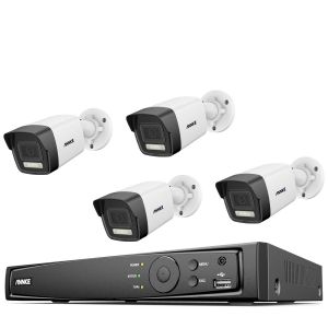 Annke N98PBK I91DD4-2T 12 MP 8-Kanal PoE Kameraset für Videoüberwachung mit Personen- und Fahrzeugerkennung