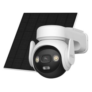Imou AOV PT batteriebetriebene 5 MP 4G & WLAN-Überwachungskamera mit intelligentem Tracking inkl. Solarpanel, SIM-Karte, 32 GB SD-Karte