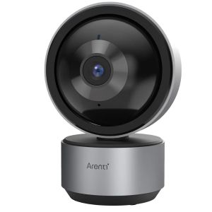 Arenti DOME1-N Intelligente 5 MP Dualband WLAN Innenkamera mit Schwenk- und Neigefunktion, Nachtsicht und KI-Erkennung