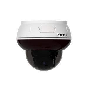 Foscam D8ET 4K 8MP PoE IP Dome Überwachungskamera weiß mit motorisierter PT-Funktion, KI-Personen- und Fahrzeugerkennung, IK10 Vandalismus-Schutz