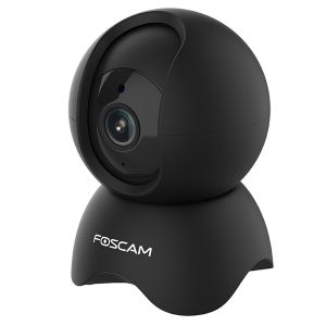 Foscam X5 5 MP Super HD WLAN schwenkbare und neigbare Überwachungskamera (schwarz)