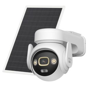 Imou AOV PT 4K Kit - Batteriebetriebene 8 MP 4G & WLAN Überwachungskamera mit 360°-Schwenk- und Neigefunktion, inklusive 8 W Solarpanel, SIM-Karte und 32 GB SD-Karte