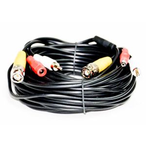 Kombikabel, Video / Audio / Strom, BNC, 10 m, schwarz