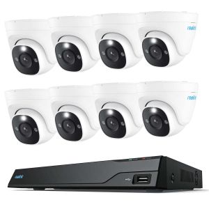  Reolink NVS16 16-Kanal Netzwerkrekorder inkl. 4TB und 8x Reolink P344 12MP Überwachungskamera - Komplettset  für Videoüberwachung