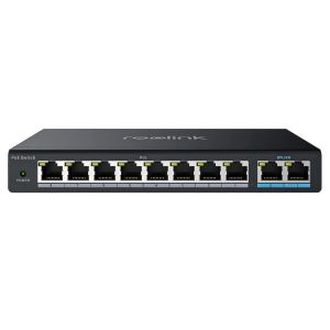 Reolink RLA-PS1  zuverlässiger PoE-Switch mit 10 Ports und 120 W Gesamtleistung