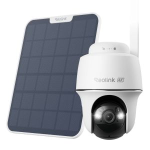 Reolink Go Series G440 mit Solarpanel 2 4G 8 MP Ultra HD kabellose, batteriebetriebene Überwachungskamera mit Schwenk- und Neigefunktion, intelligenter Erkennung und Verfolgung