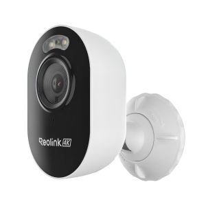 Reolink Lumus Series E450 Kompakte 4K 8 MP WLAN-Überwachungskamera mit intelligenter Erkennung, Farbnachtsicht und Wi-Fi 6 Technologie