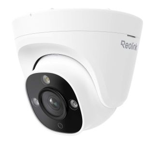 Reolink – Professional Series - RP-PCT8M Intelligente 8 MP 4K PoE Dome Kamera mit Spotlights, Nachtsicht in Farbe und Infrarot, Perimeterschutz
