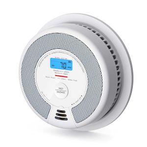 X-Sense SC07-MR Funk-Rauch- und CO-Melder mit LCD-Display Vorderansicht