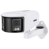 ANNKE I91DW 4K Ultra HD PoE IP Überwachungskamera mit zwei Objektiven, 180° Panoramablick, Nachtsicht in Farbe, intelligenter Personen- und Fahrzeugerkennung