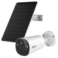 Dahua Apollo Bullet C1 4G Kit intelligente 4 MP LTE / 4G batteriebetriebene Überwachungskamera mit AOV und inklusive Solarpanel