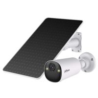 
Dahua Apollo Bullet C1 8MP Kit intelligente batteriebetriebene Dualband WLAN-Überwachungskamera mit AOV, Wi-Fi 6, inklusive Solarpanel (weiß)