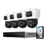 Eufy PoE NVR Security System S4 Max - Video&uuml;berwachungs-Set mit 4x Triple-Lens-PTZ-Kameras und Netzwerkvideorekorder inklusive 2-TB-Festplatte