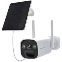 Foscam BP4 batteriebetriebene 2K 4 MP WLAN-Überwachungskamera inkl. Solarpanel