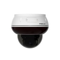 Foscam D8ET 4K 8MP PoE IP Dome Überwachungskamera weiß mit motorisierter PT-Funktion, KI-Personen- und Fahrzeugerkennung, IK10 Vandalismus-Schutz