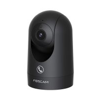 Foscam R8M drehbare und schwenkbare 4K 8 MP Dual-Band WLAN Innen-Überwachungskamera (schwarz) mit Radarerkennung und Auto-Tracking Funktion