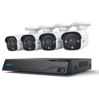 Reolink NVS8-8MB4 8 MP 8-Kanal PoE-Komplettsystem für Videoüberwachung mit Nachtsicht in Farbe, inklusive 2 TB Festplatte