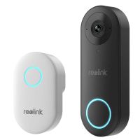 Reolink D340W Video Doorbell WiFi  intelligente 2K+ 5 MP Video-Türklingel mit Gong