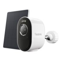 Reolink Argus Series B330 mit Solar Panel Lite 3K-5-MP-Akkukamera mit Dualband-WLAN, intelligenter Erkennung und Farbnachtsicht