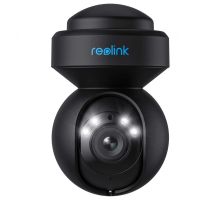 Reolink E Series E540 5 MP WLAN PTZ Überwachungskamera (schwarz) mit Personen- und Fahrzeugerkennung