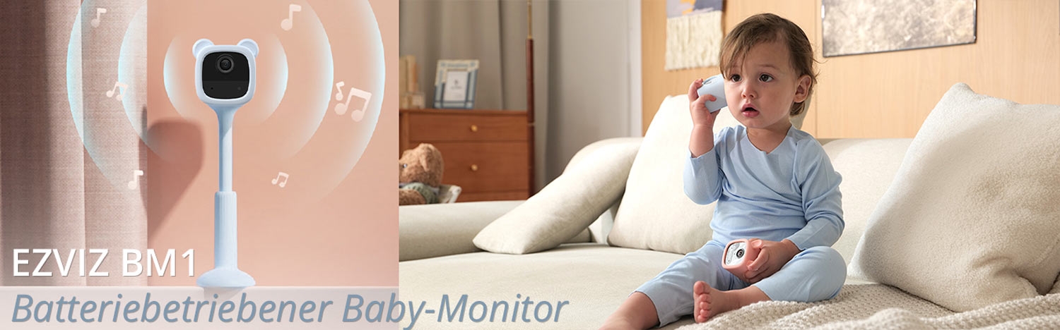 EZVIZ BM1 Batteriebetriebener Baby-Monitor / Kamera-Babyphone