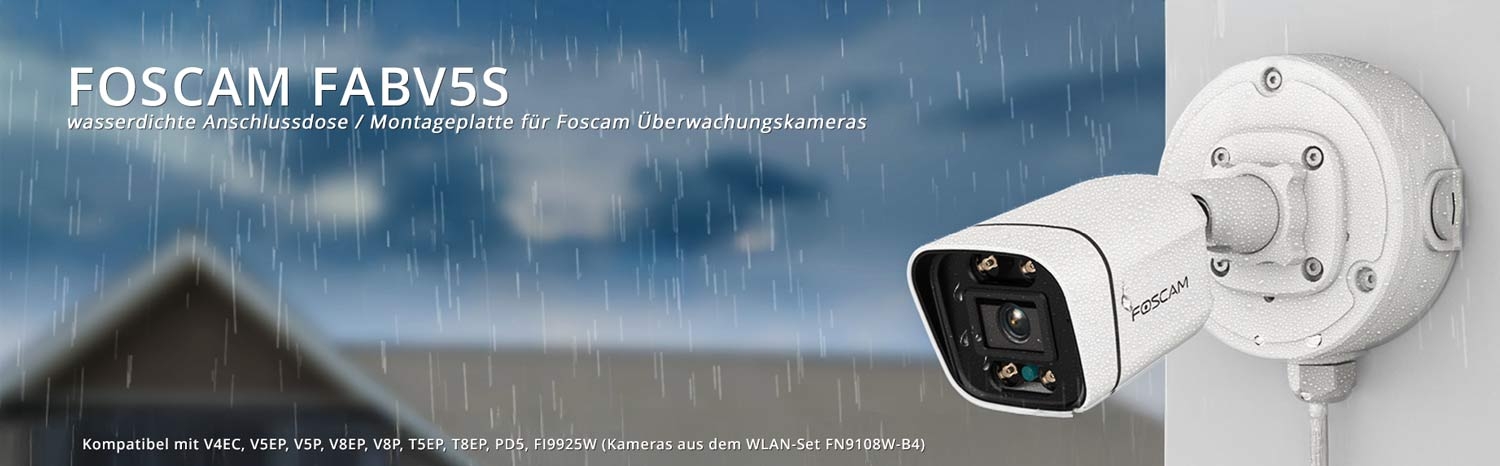 Foscam FABV5S wasserdichte Anschlussdose / Montageplatte f&uuml;r Foscam &Uuml;berwachungskameras