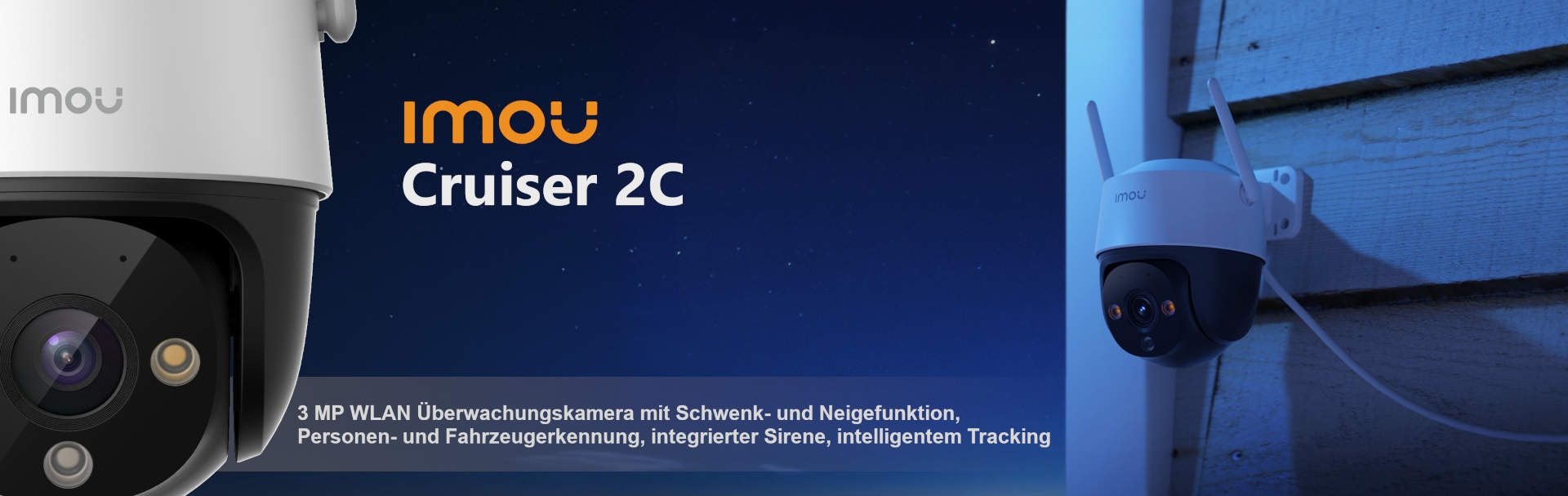 Imou Cruiser 2C 3 MP WLAN Überwachungskamera Imou Cruiser 2C 3 MP WLAN Überwachungskamera