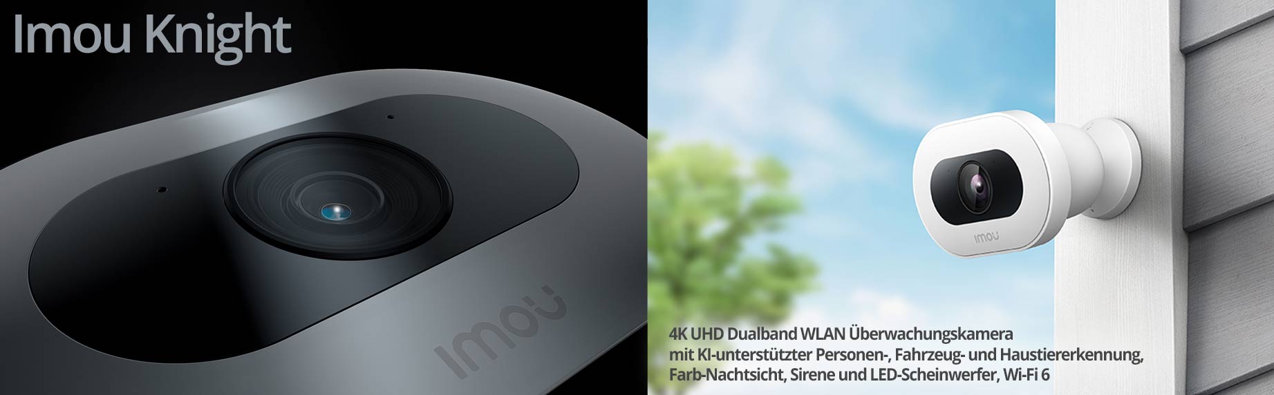 Imou Knight 4K UHD Dualband WLAN Überwachungskamera Imou Knight 4K UHD Dualband WLAN Überwachungskamera